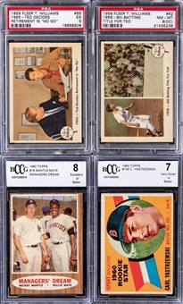 1951-69 Topps & Assorted Brands Baseball Hall of Fame & Stars Card Collection (19)